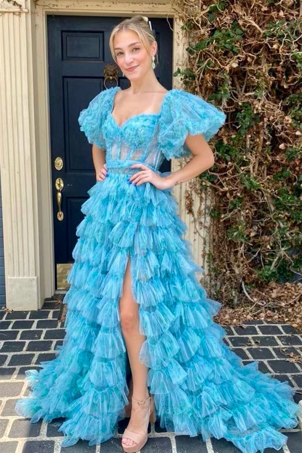 Blue / Custom Size Bellapromdress Blue / Custom Size Bellapromdress